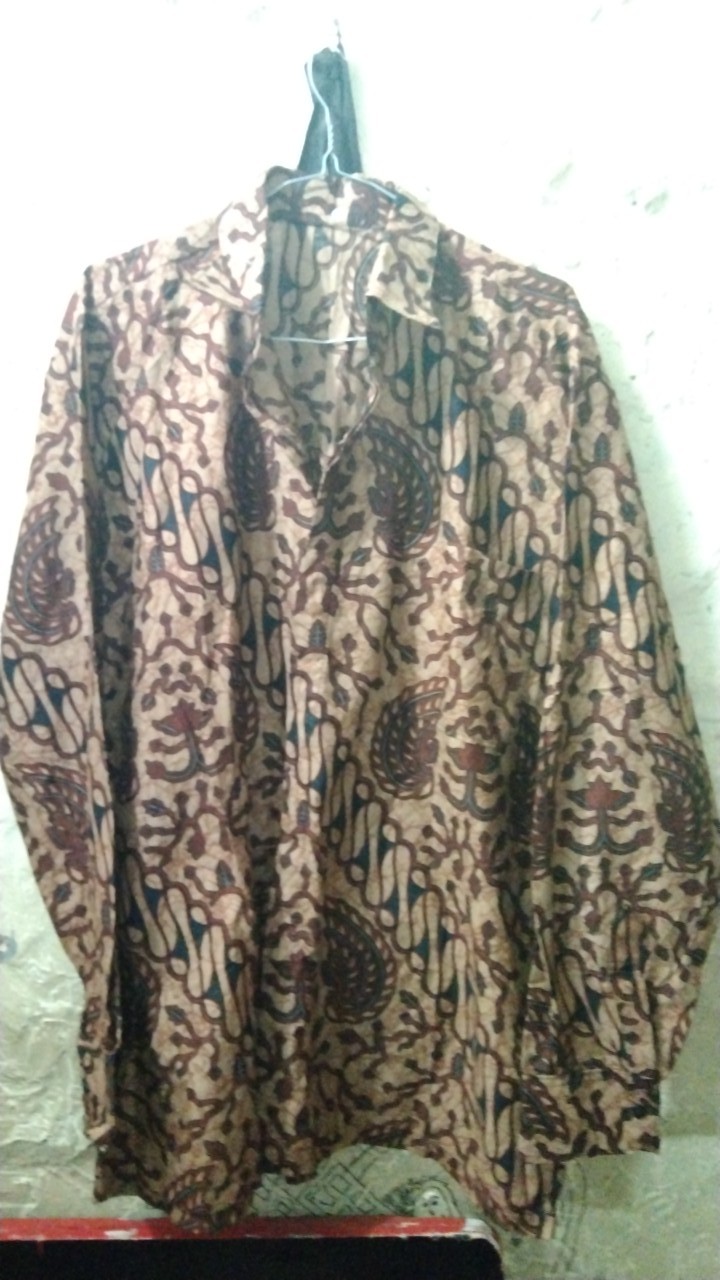 Batik Couple Keluarga Sania Ruffle Ori Ndoro Jowi Dnt Motif Rampel Coklat