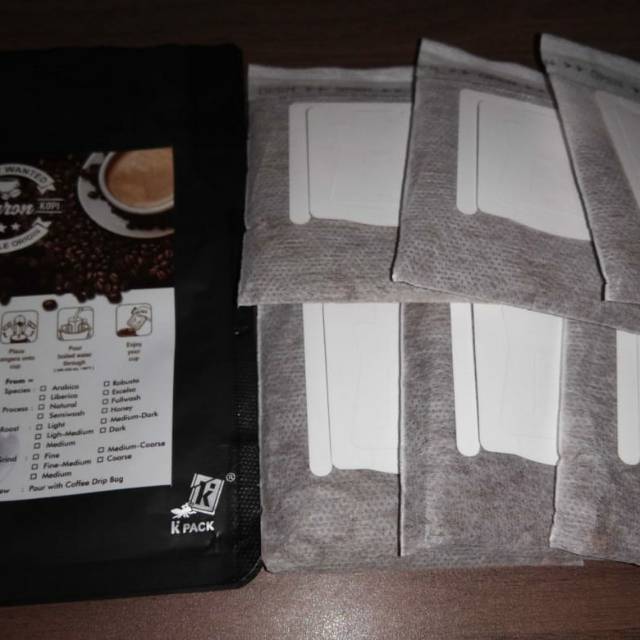 

Coffee drip bag Arabica single origin isi 5