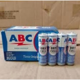 BATERAI ABC R6 TIPE AA  (BATERAI JAM DINDING DAN LAIN LAIN)/BATERAI ABC BIRU AA A2 JAM DINDING ORIGINAL