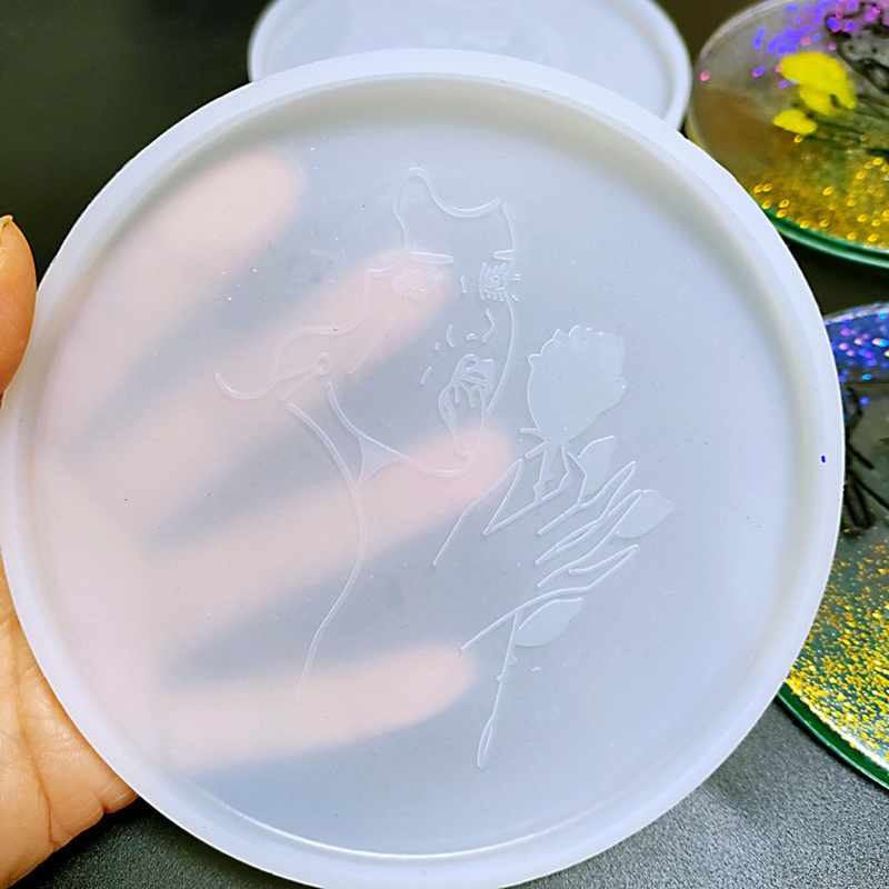 Siy Cetakan Resin Epoksi Bentuk Bulat Bahan Silikon Untuk Dekorasi Rumahkantor