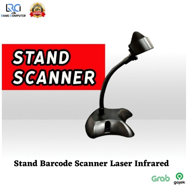 Stand Barcode Scanner Laser Infrared