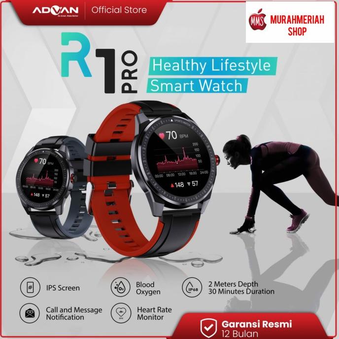 Advan Smartwatch Start Go R1 Pro Garansi Resmi