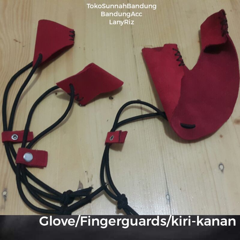 COD 1 Set Savety Kulit Asli Pelindung Tangan Thumbring Panahan Dewasa