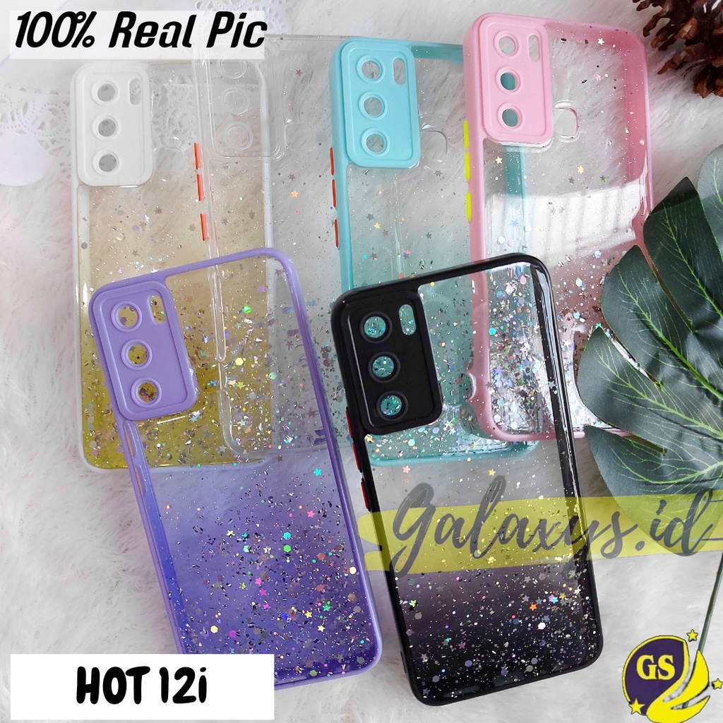 Infinix Hot 12 12i 12 Play Infinix Hot 11 10 Play Hot 9 Play Hot 8 Hot 10S  Case Dove Glitter Bling Star Light Candy Camera Macaron Gliter Pelindung Kamera