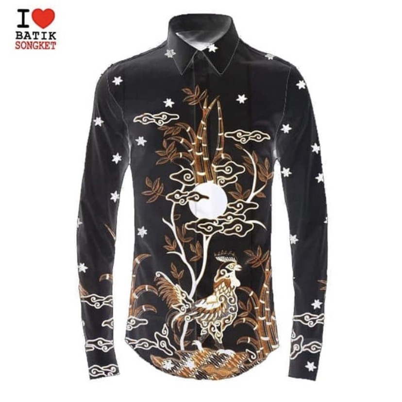 Kain Kemeja Batik Tulis Pria Wanita Lengan Pendek Panjang 70