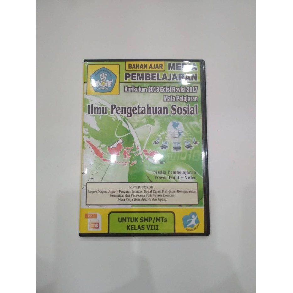 Cd Bahan Ajar Powerpoint Ips Kelas 8 K13 Revisi Terbaru Shopee Indonesia