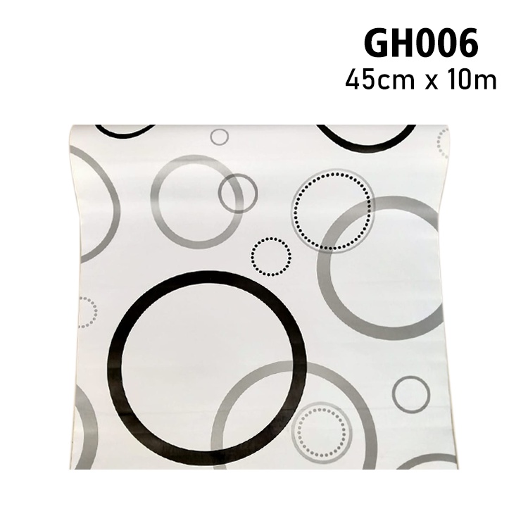 Wallpaper Dinding 3d Bahan PVC Ukuran 45Cm X 10Meter GH - INTERESTING DEKORATION-4