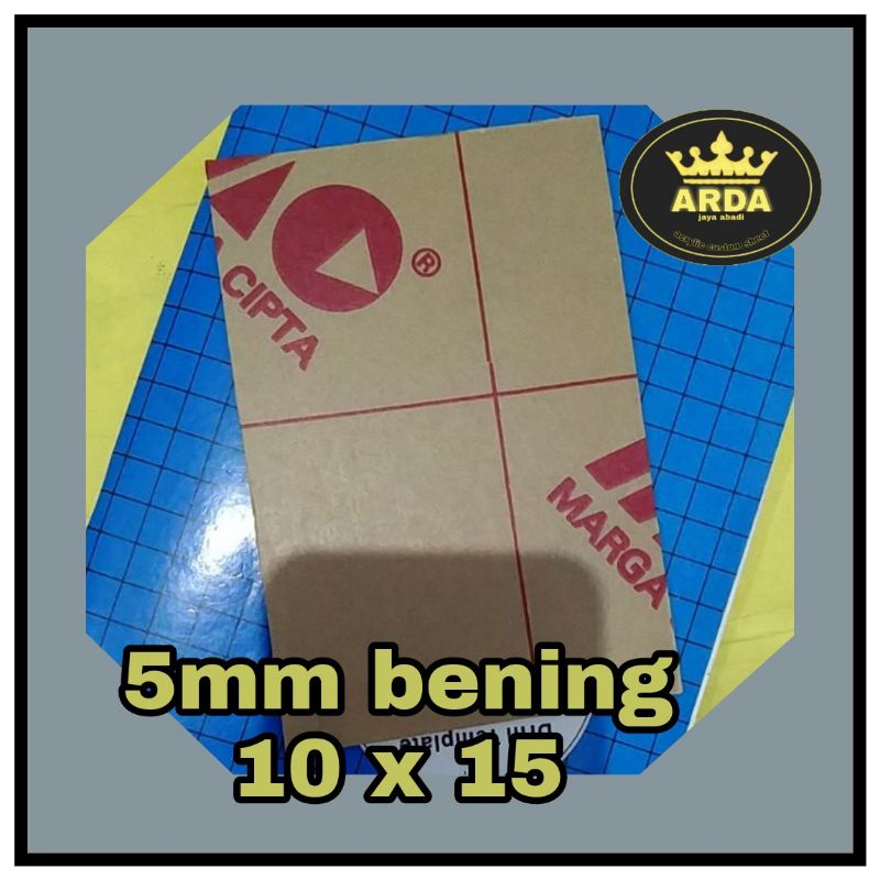 

Akrilik 5mm bening A6 ukuran 10 x 15 acrylic akrilik lembaran marga cipta