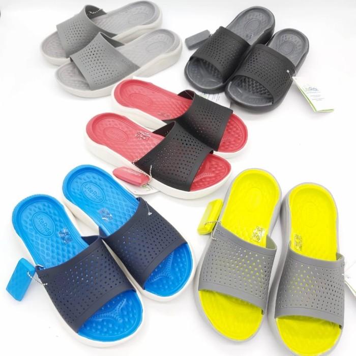 Sandal Crocs Pria Literide Slide Man Restock