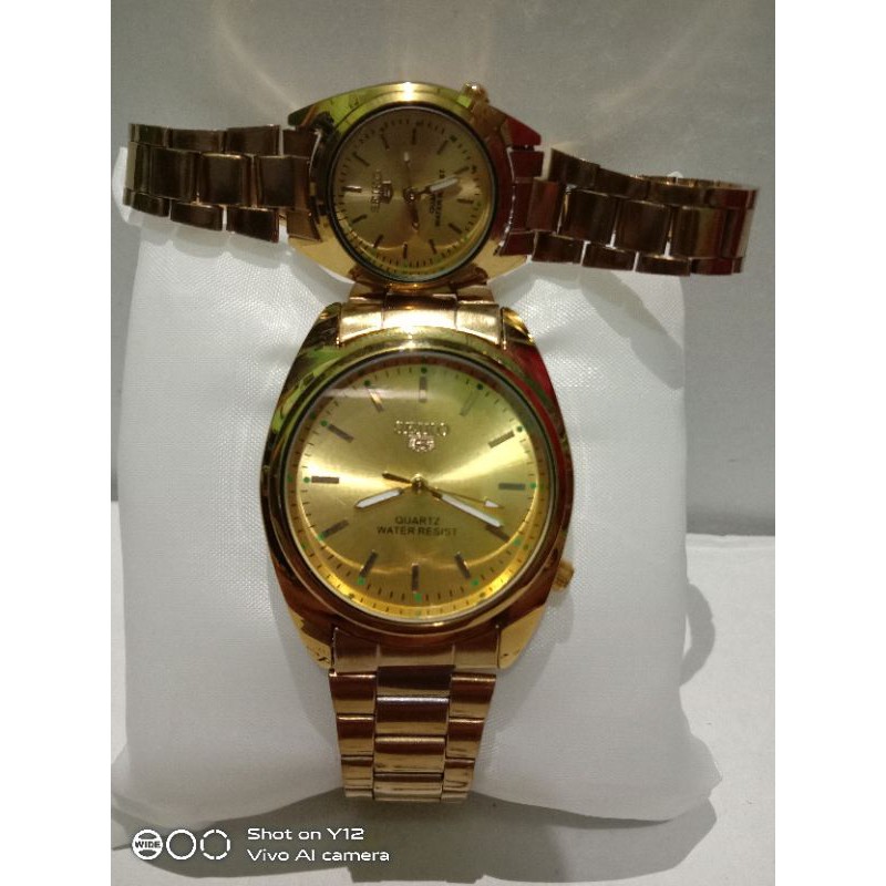 Jam Tangan Seiko RAntai couple Pria & Wanita // WATER RESISTENT