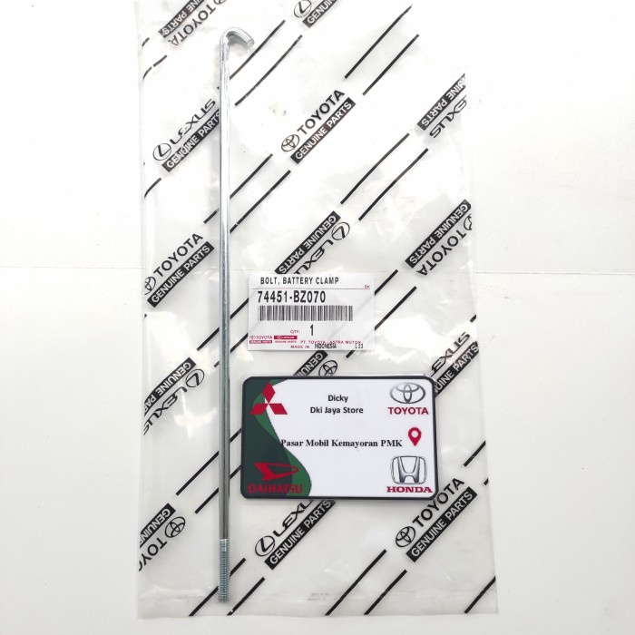 Tiang penyangga Aki Grand Avanza New Rush 2016 Original Quality Terjangkau