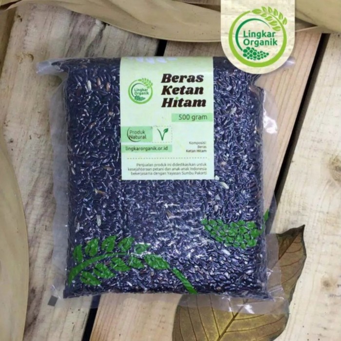 

KETAN-BERAS- LINGKAR ORGANIK BERAS KETAN HITAM 500 GR -BERAS-KETAN.