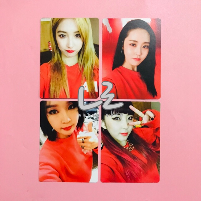 4MINUTE - Act. 7 (Photocard : Jihyun Gayoon Jiyoon Sohyun)