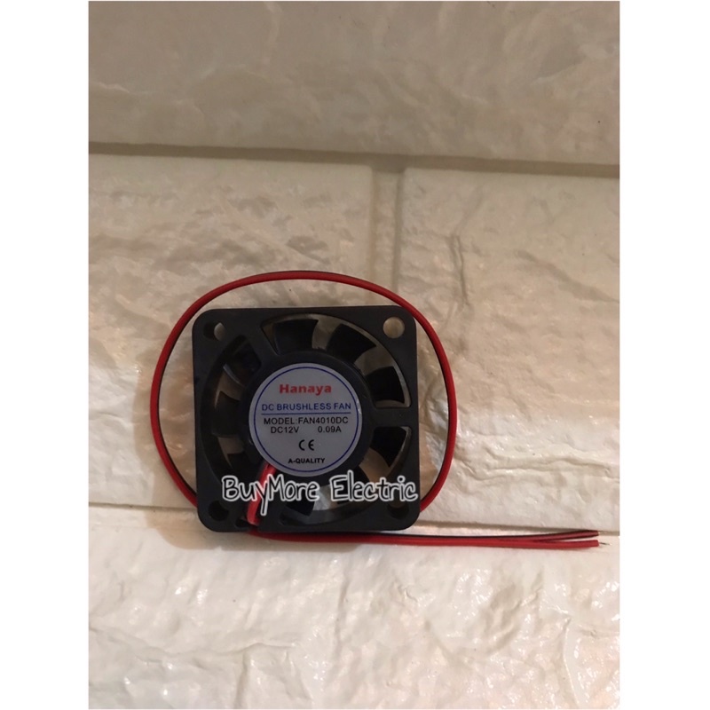 FAN KIPAS DC HANAYA 4cm Fan 12V FAN DC 12 Volt Fan 4cm