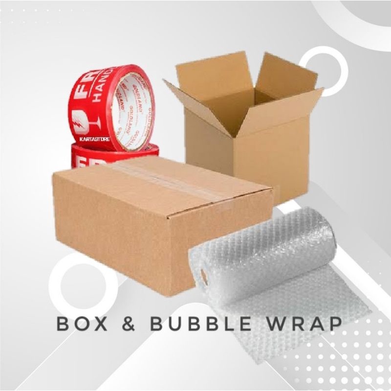 

Extra Box & Bubble Wrap | Proteksi Standart