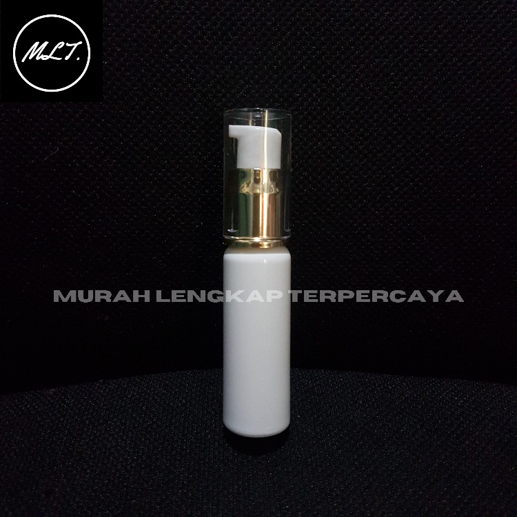 BOTOL 30ML NATURAL PUMP TREATMENT GOLD FULLCAP