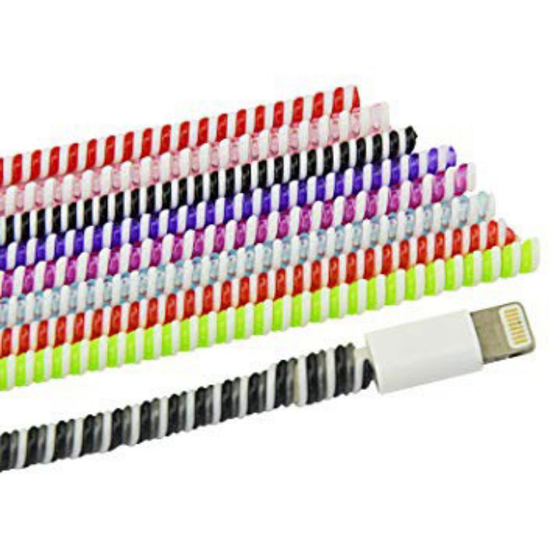 [3PCS] Pelindung Kabel 2 Warna / Cord Protector Spiral 2 Tone