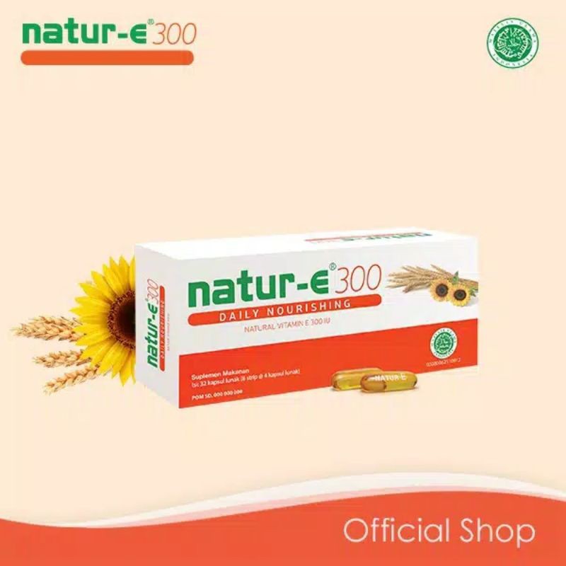 

Natur E 300 iu per Box / Dus isi 32 Kapsul