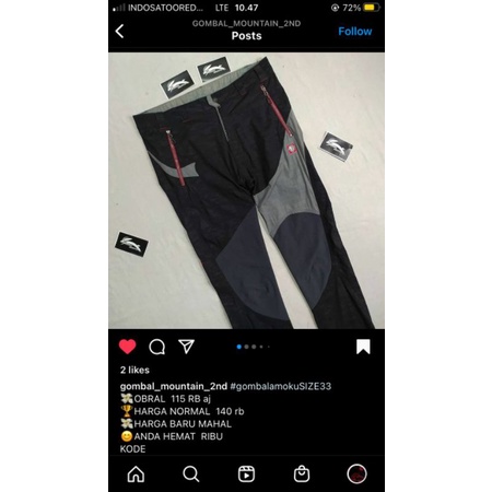 celana blackyak 115 celana pendek 35