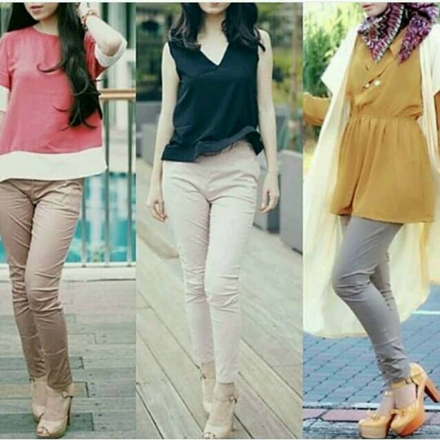 CELANA KATUN ANTI BEGAH UKURAN STANDAR ALL SIZE / CELANA HAMIL / WANITA KERJA