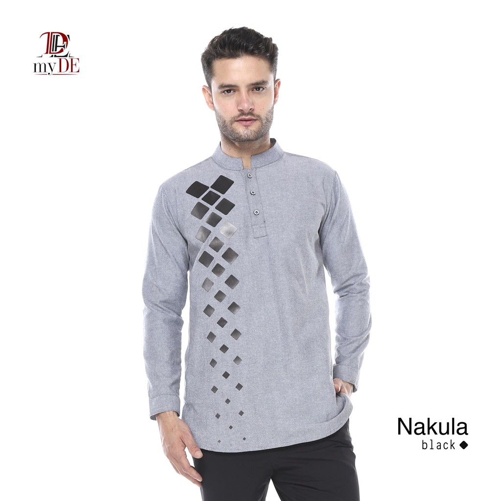 MyDE - Kurta Nakula Baju Koko Pria Dewasa Lengan Panjang