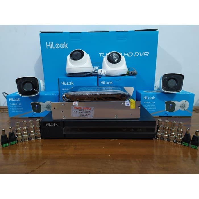 PAKET Komplit Murah HILOOK 4 CCTV KAMERA 2MP 1080P LITE (PROMO CCTV MURAH DAN KOMPLIT)