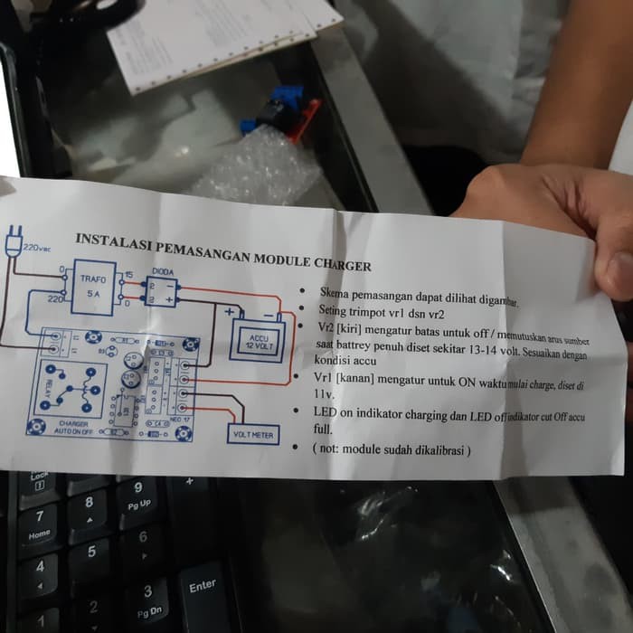 New kit charger otomatis aki 12v