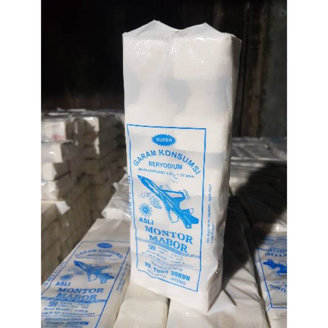

Garam bata/briket, garam dapur, asli montor mabor 110gram/bks