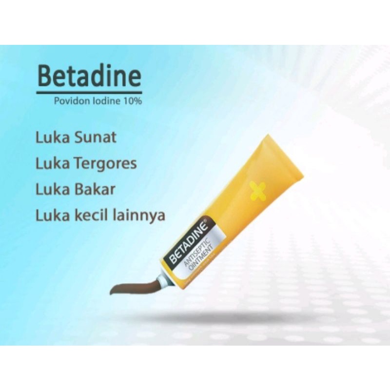 betadine antiseptic ointment (salep) 10gr dan 20gr