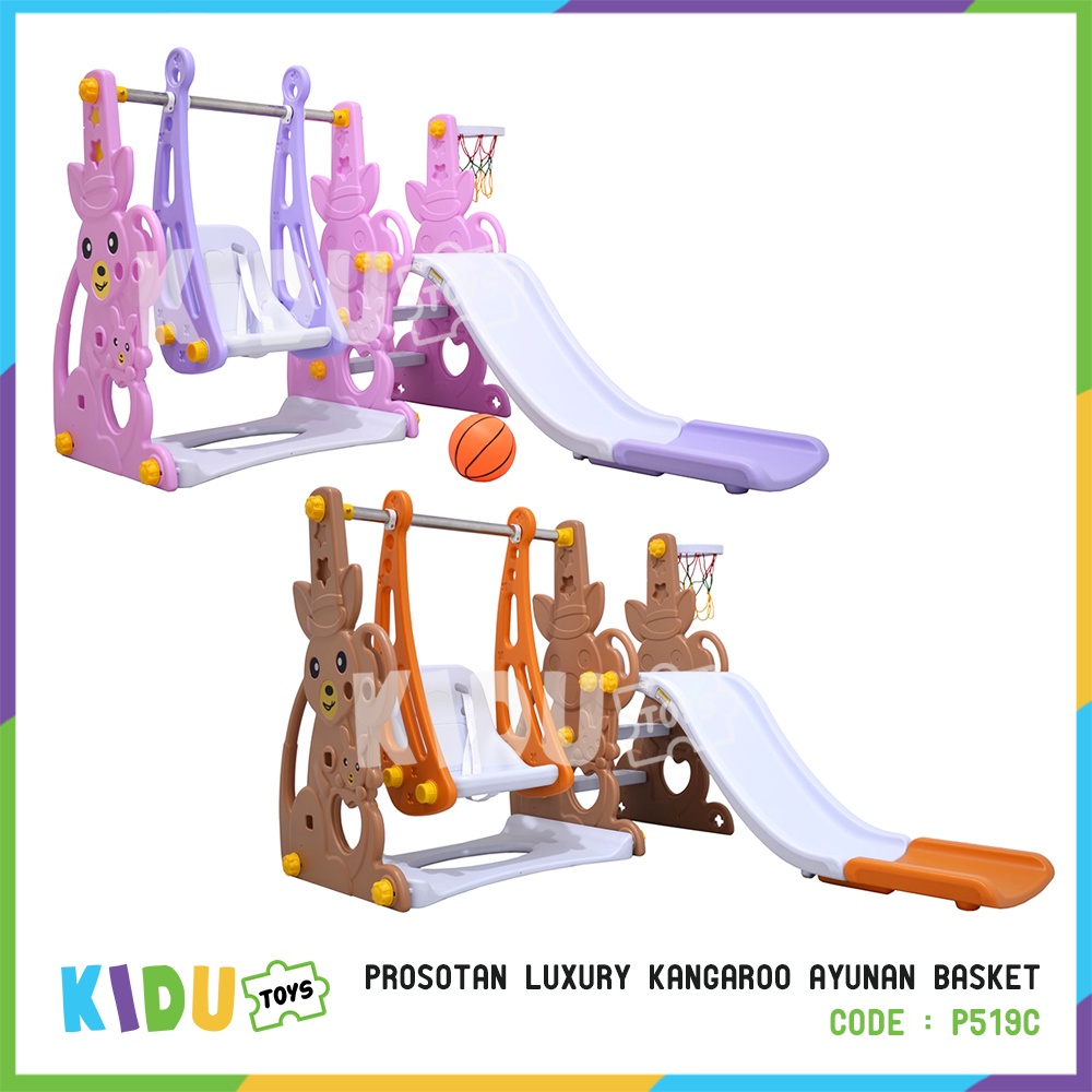 Prosotan Ayunan Labeille Luxury KANGAROO Slide Swing Kangguru Basket Kidu Toys