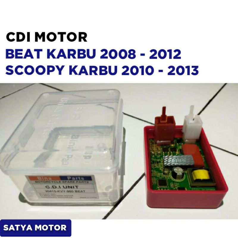 Cdi Motor Beat Karbu Scoopy karbu 2008 2009 2010 2011 2012 2013 / Bina Parts