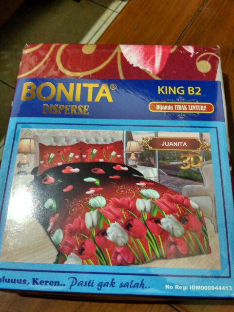 Bonita Sprei Terbaru Motif Melanie 3d Ukuran 160x200