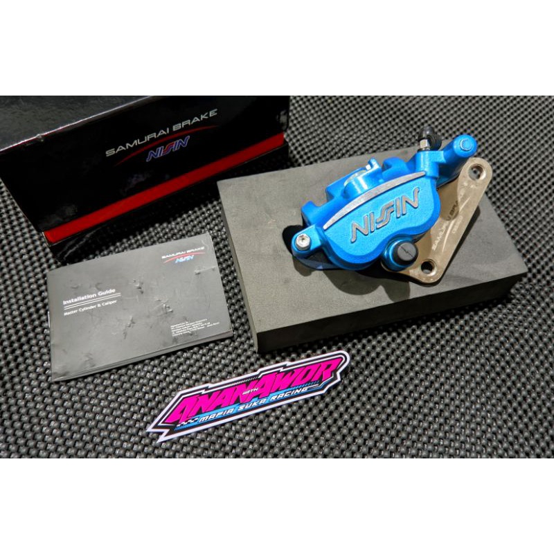 Kaliper Cakram Depan NISSIN SAMURAI BLUE Pnp Mx King