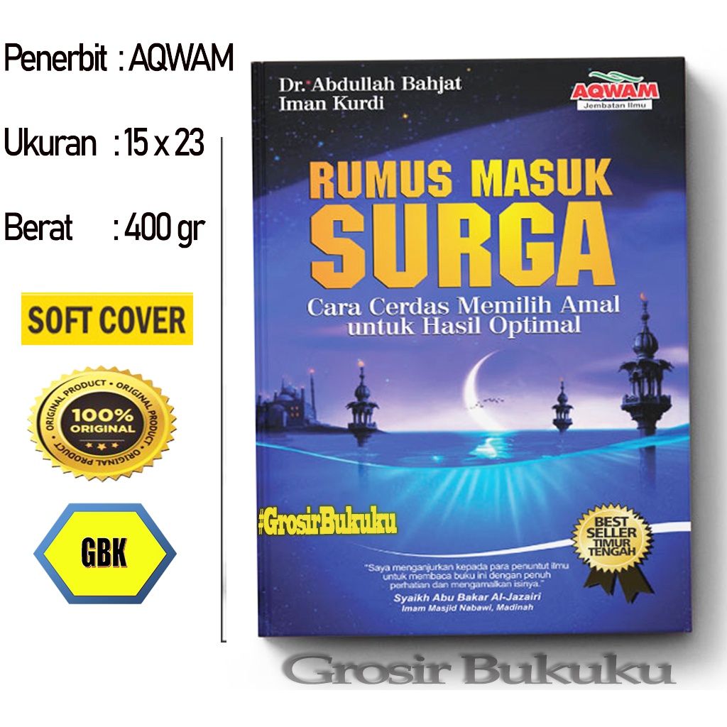 Buku Rumus Masuk Surga - Cara Cerdas Memilih Amal Untuk Hasil Optimal – AQWAM