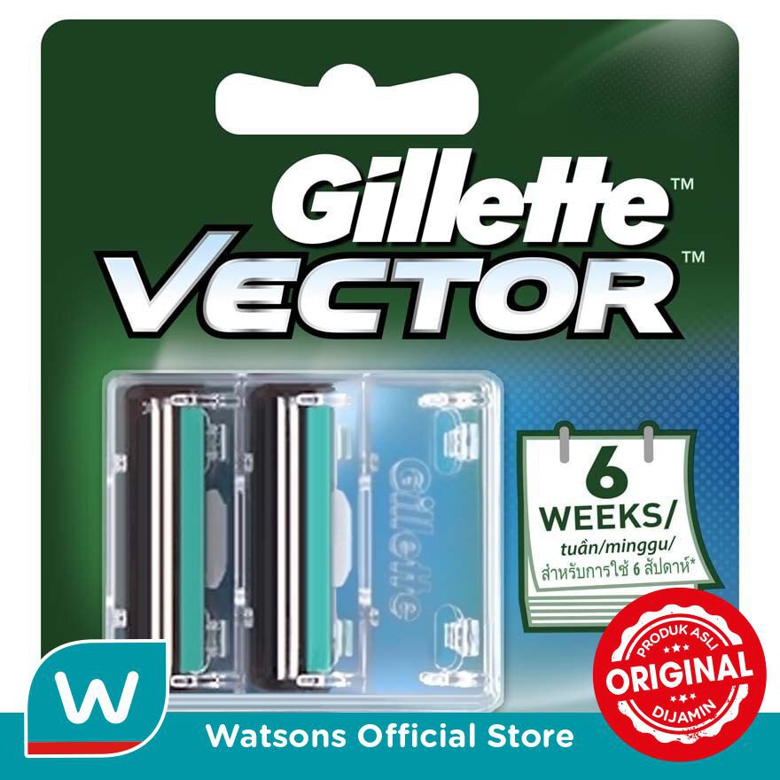 Gillette Vector Plus Cartridges 2's