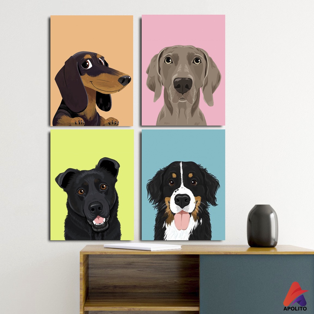 HIASAN DINDING GAMBAR ANIMALS WALL DEKOR KAMAR DEKORASI RUMAH WALL DECOR UNIK SUPER MURAH