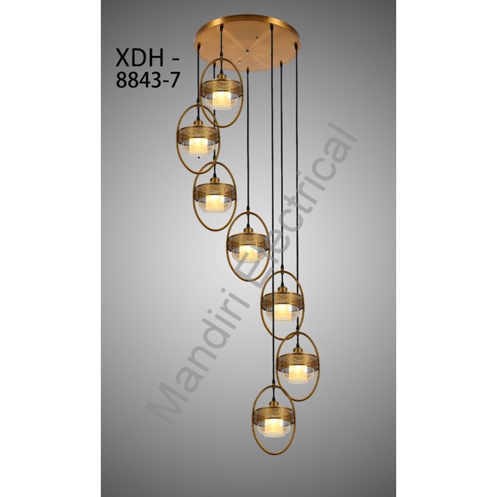 lampu hias gantung dekorasi ruang tamu- meja makan minimalis 8843 GD