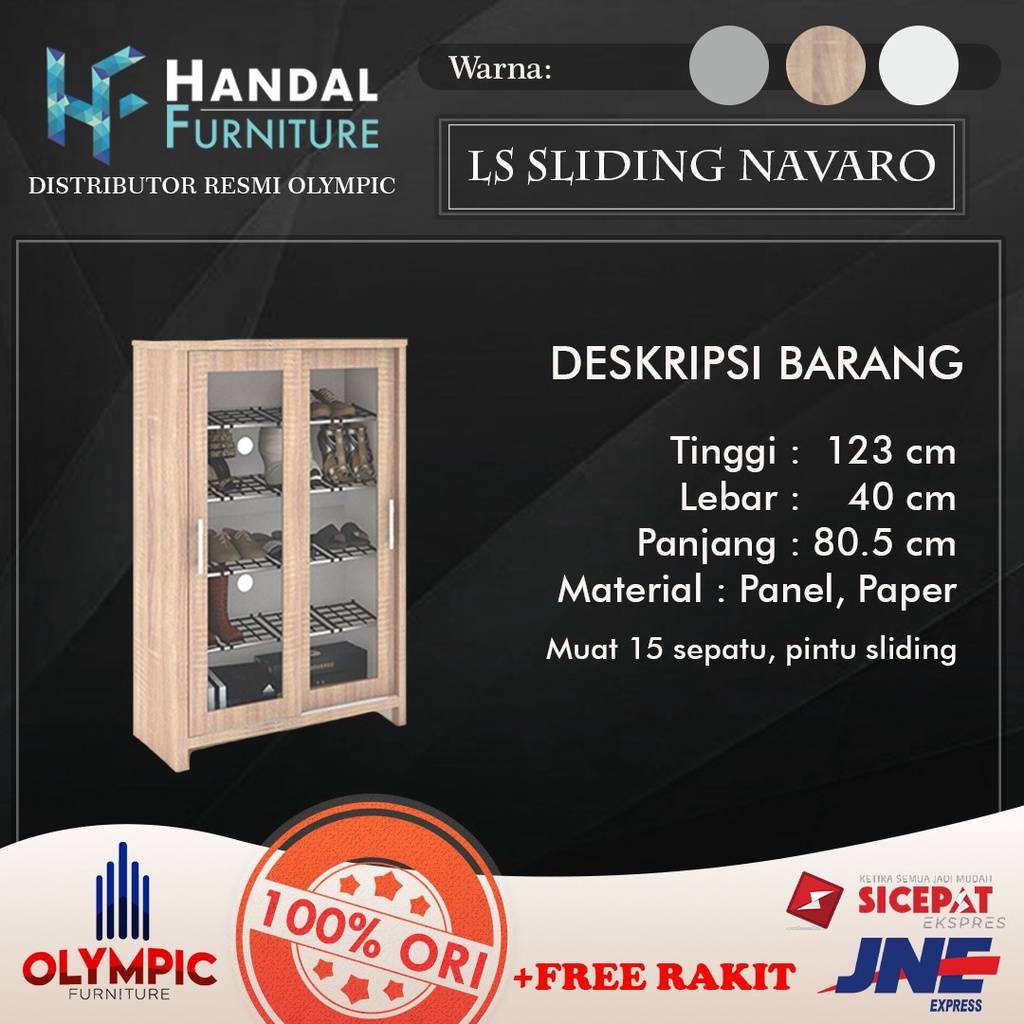 LS (LEMARI SEPATU/RAK SEPATU) - OLYMPIC OLYMPLAST