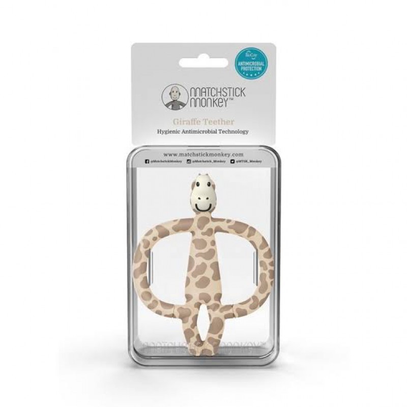 Matchstick Monkey Baby Teether Gigitan Bayi - Animal (Tersedia Pilihan Motif)