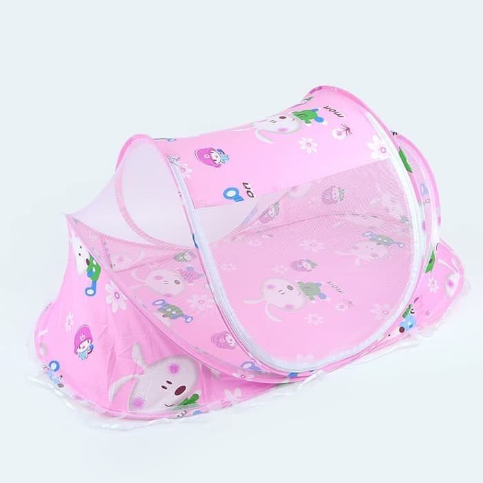 KL10 KELAMBU bayi musik series 3in1 dengan kasur dan bantal BUNNY series