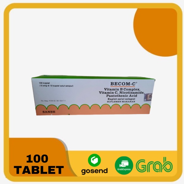 Becom C Vitamin B Complex Box - 100 Tablet