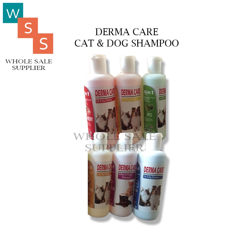 SHAMPOO ANTI KUTU DERMA CARE KUCING &amp; ANJING 250ML ALL VARIAN