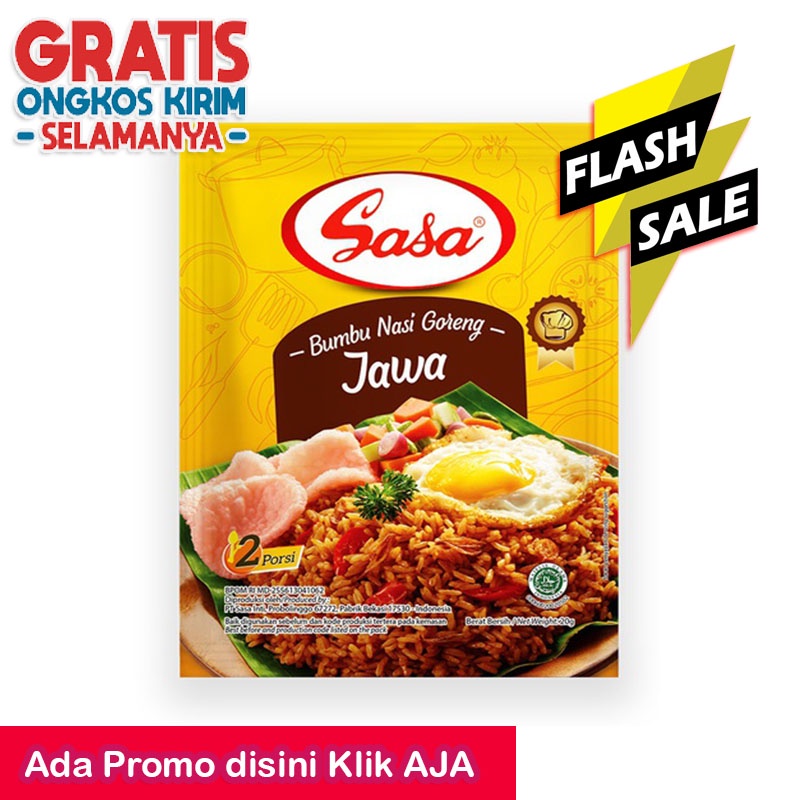 

Sasa Bumbu Nasi Goreng Ayam Spesial 20 gr instan