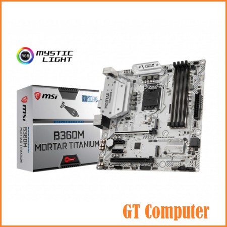 MSI B360M MORTAR TITANIUM Motherboard Micro-ATX Intel B360
