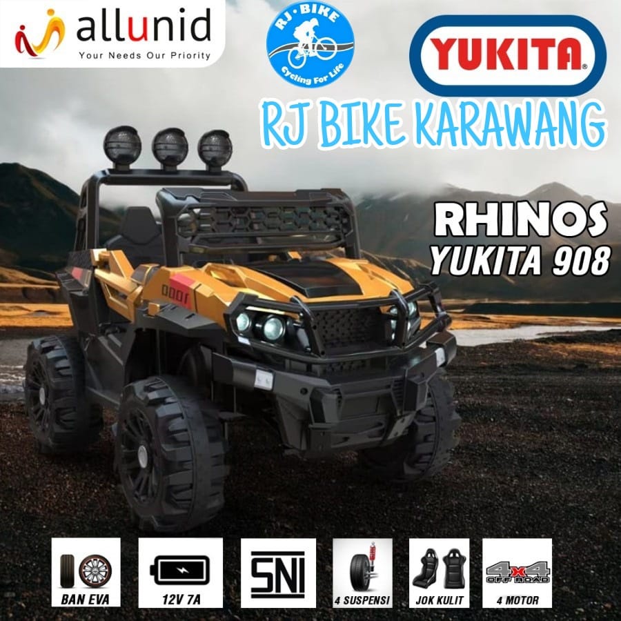 YUKITA MOBILAN AKI MAINAN 908 RHINOS