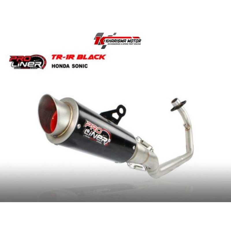KNALPOT PROLINER TR1 BLACK SONIC