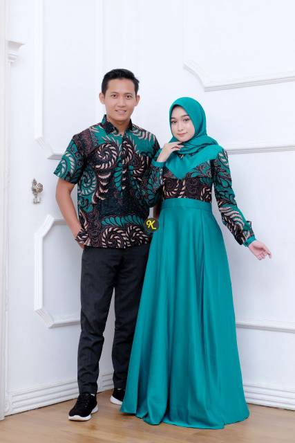 Maura Couple - Sania Ruffle Batik Couple ori Ndoro jowi DNT Garansi Termurah Shopee