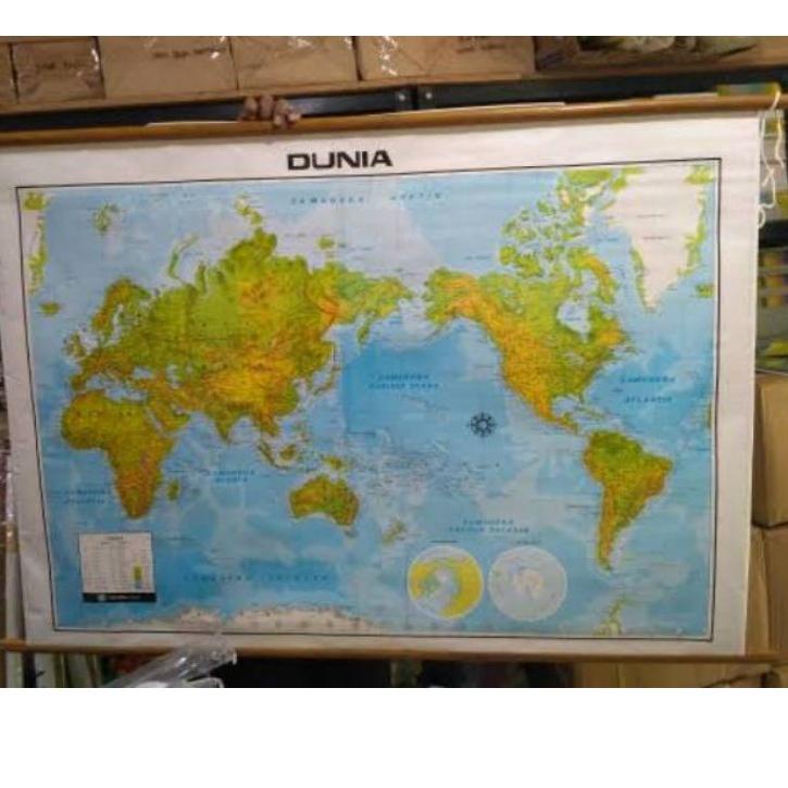

limited Edition✔️Peta dunia ( Terlaris ) Peta dunia edisi Gantung / Peta dunia ukuran sedang, besar & kecil /|SQ6