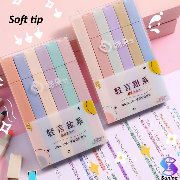 

Buruan Beli 88AQK COD MULTICOLOR pena stabilo siswa 6PCS/SET Stabilo / highlighter pastel 6 colors warna 97 Ready