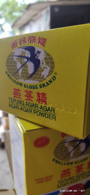 AGAR AGAR ASLI SWALLOW GlOBE ASLI, SEPACK 12 BKS